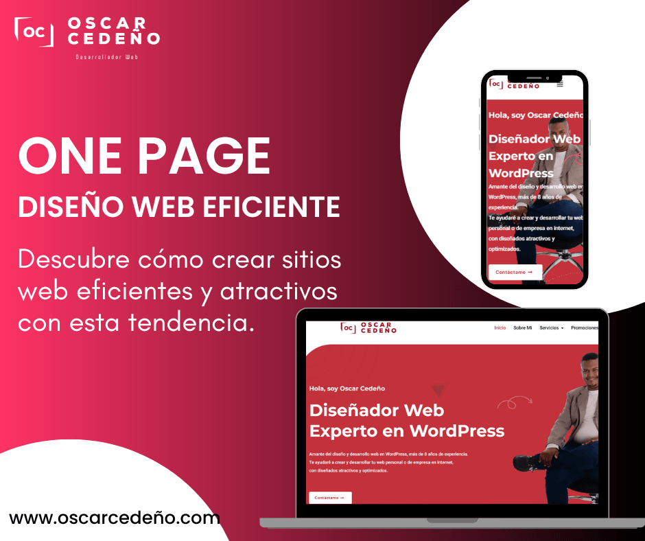 One Page: Diseño Web Eficiente
